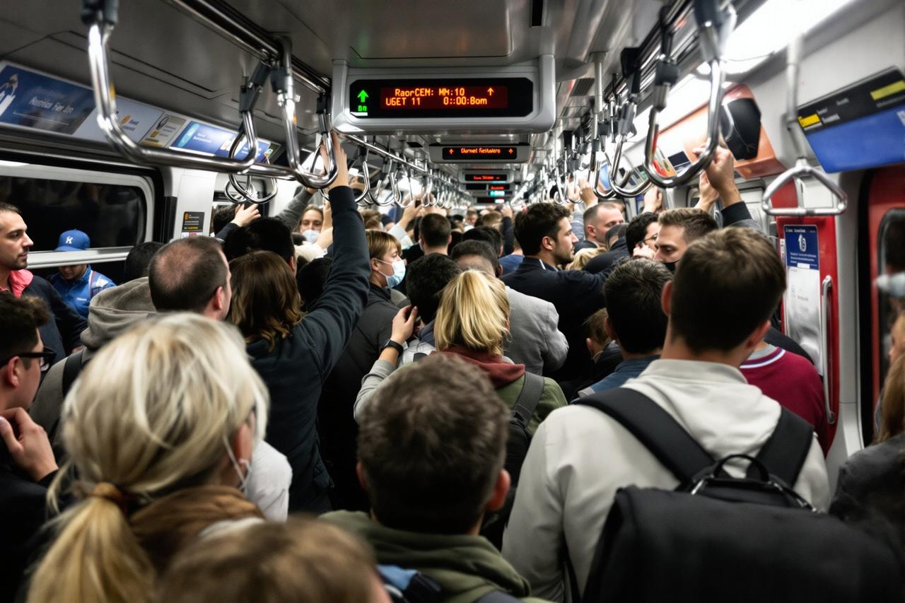 某城市地铁上演奇葩一幕，大妈与年轻人争座位引发全网讨论